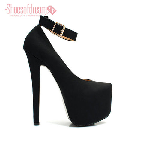 Shoesofdream Women's Gxcadv Stiletto Nightclub Heels
